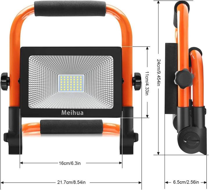 Actual product image Meihua LED construction spotlight (2600 lm)
