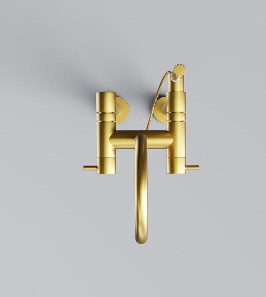 Actual product image Steinberg Series 100 bath faucet, freestanding, projection: 231mm