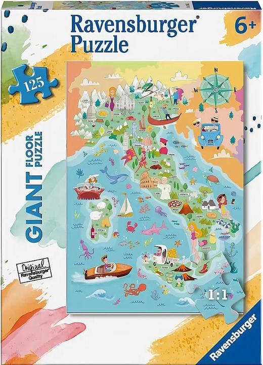 Immagine prodotto Ravensburger Mappa dell'Italia (125 pezzi)