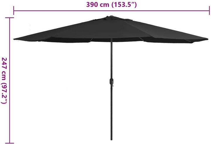 Produktbild vidaXL Sonnenschirm (4 m)