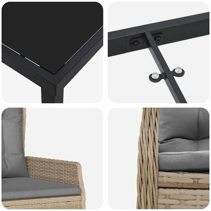 Actual product image vidaXL Garden dining set (80 cm)