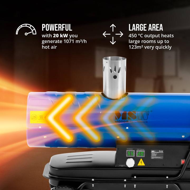 Actual product image MSW Diesel Heater - 20000 W - 20 l