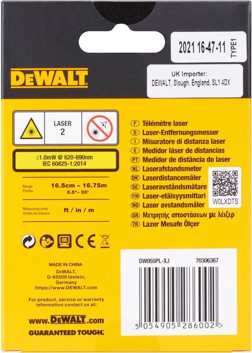 Produktbild DeWalt DW055PL (16 m)