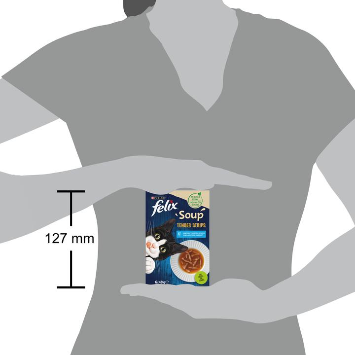 Produktbild Felix Soup Tender Strips Fisch (Adult, 6 Stk., 320 g)
