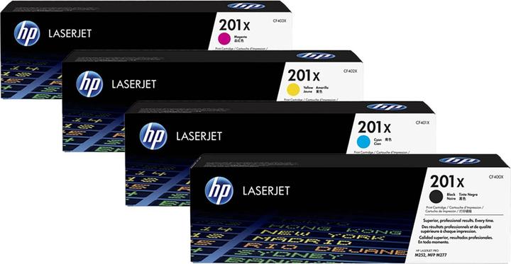 Produktbild HP Original CF400X / 201X SET Set mit allen vier Farben (BK, C, M, Y)