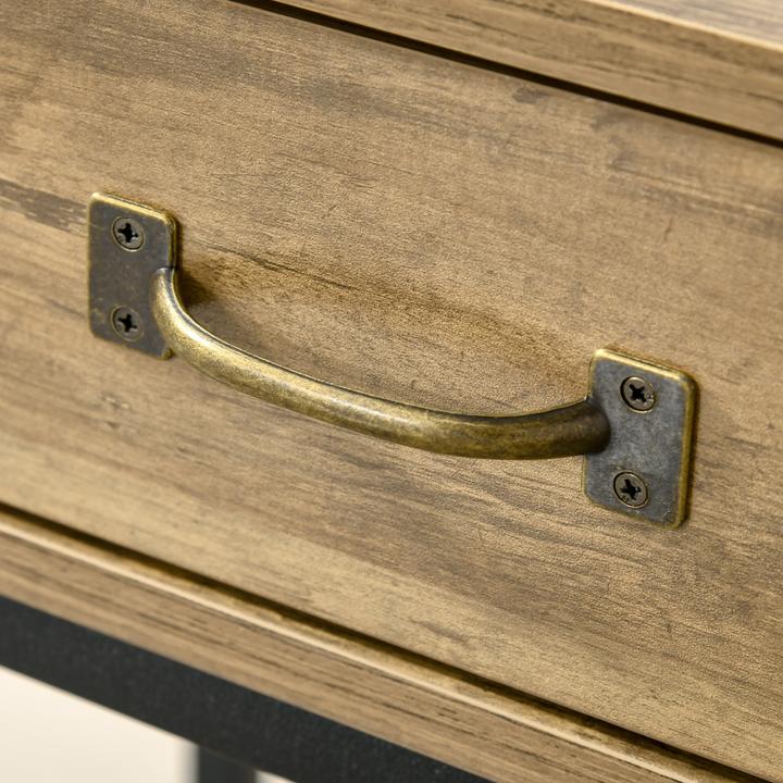 Image du produit Homcom Table console avec 2 tiroirs (100 x 35 x 76.5 cm)