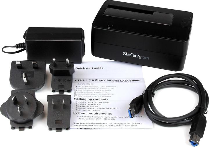 Actual product image StarTech USB 3.1 GEN 2 SINGLE-BAY DOCK