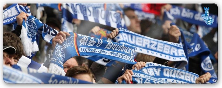 MSV Duisburg Sciarpe a ventaglio