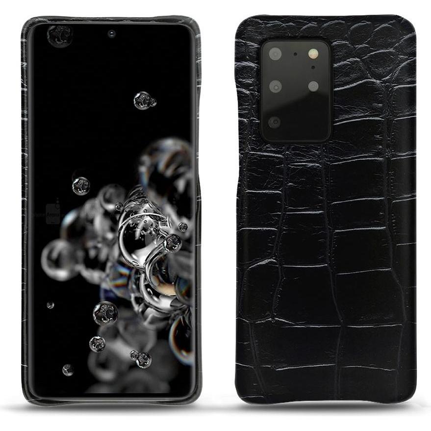 Noreve Lederschutzhülle (Samsung Galaxy S20+ 5G), Smartphone Hülle, Schwarz