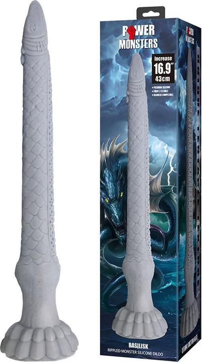 Actual product image Power Monsters Basilisk – Konischer Dildo – Mix Color