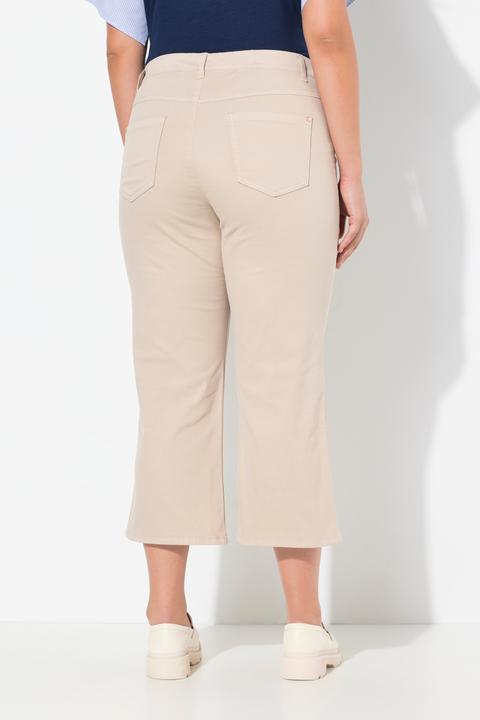 Produktbild Ulla Popken Jeansculotte Mary, weites Bein, Elastikbund (58)