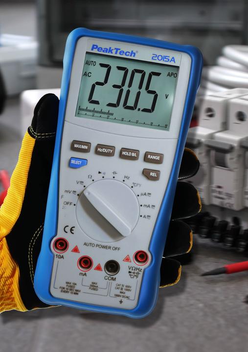 Actual product image Peaktech P 2015 A True RMS digital multimeter (CAT III 1000V, CAT IV 600V)