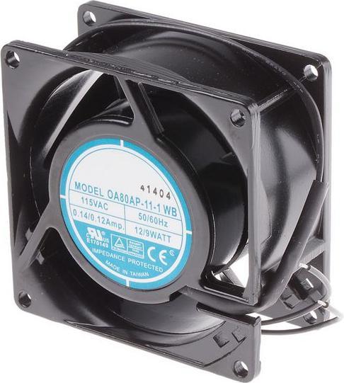 Produktbild RS PRO Lüfter 80x80x38mm 115VAC 12W 52,7m³/h