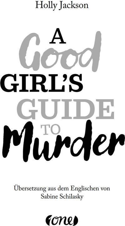 Immagine prodotto Jackson:A Good Girl's Guide to Murder (Tedesco, Holly Jackson, 2024)