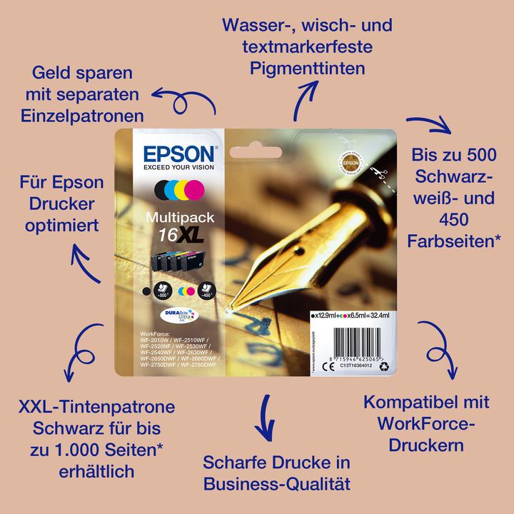 Image du produit Epson 16XL DuraBrite Ultra (C)