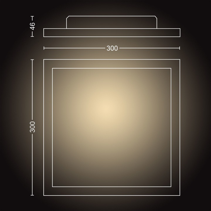Image du produit Philips Hue Aurelle base BT (1820 lm)