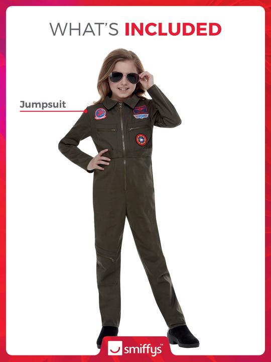 Produktbild Smiffys Top Gun: Pilot - Aviator (128, 134, 140)