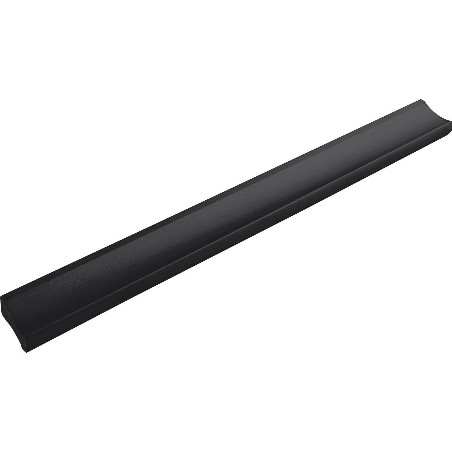 Alles im griff, Möbelgriff, Griff Alto LA 160 mm, Breite 186 mm, Aluminium schwarz matt eloxiert