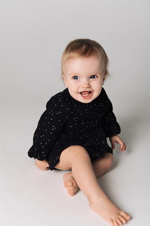 Produktbild Hebe Bodykleid Musselin mit Glitzer (74, 80)