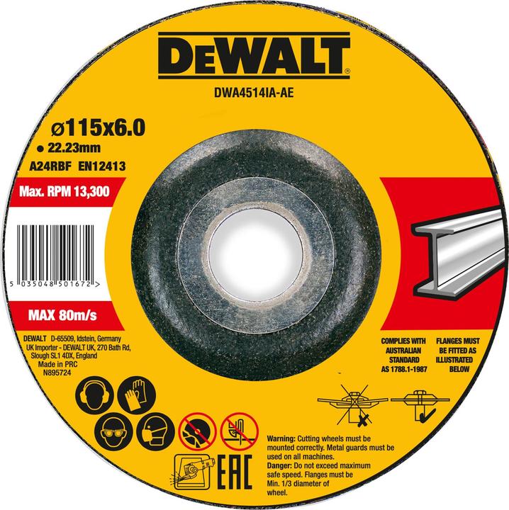 Produktbild DeWalt Schruppscheibe