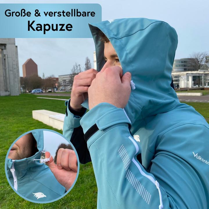 Produktbild Valkental Funktionale & reflektierende Softshelljacke für Outdooraktivitäten - Herren (S)