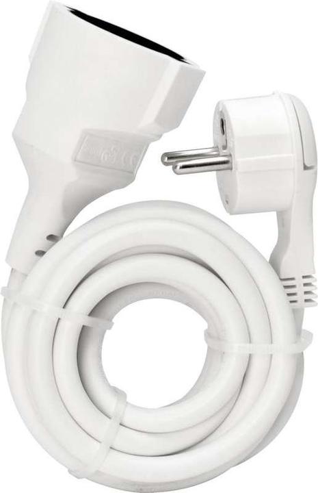 Produktbild Kopp Extension lead flat schuko plug white 5m (5 m, CEE 7/3)