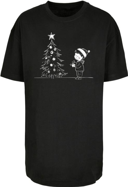 Produktbild Merchcode Ladies Christmas Cute Kid Tee - 182543 (M)