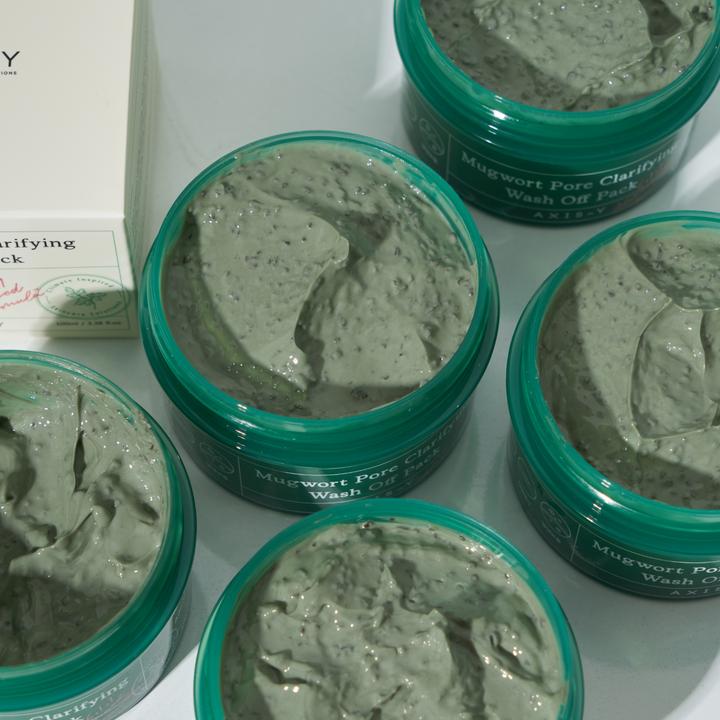 Produktbild Axis-Y Mugwort Pore Clarifying Wash Off Pack Cleansing Face Mask With Mugwort 100Ml (100 ml)