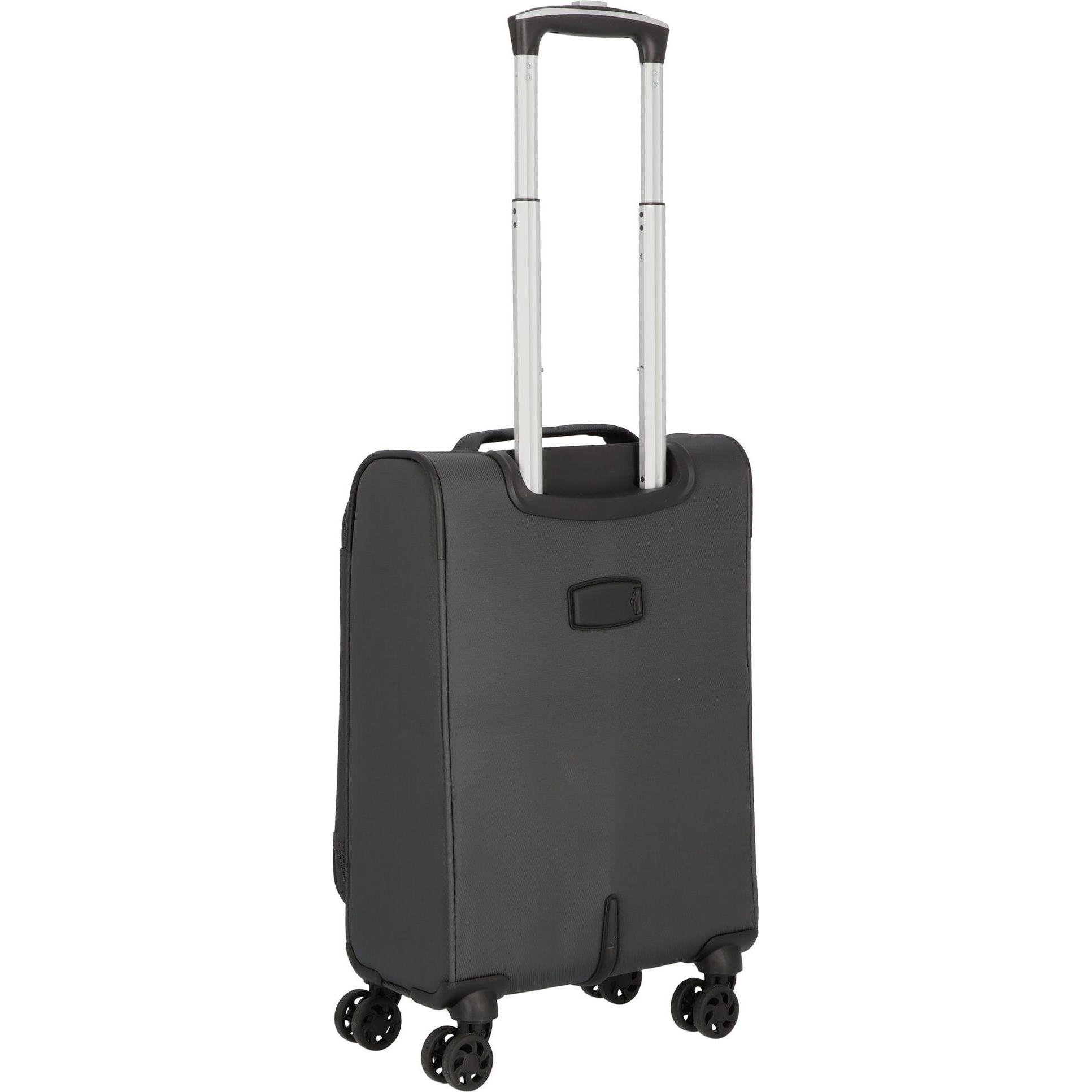 Thumbnail - D&N, Koffer, Travel Line 6700 2-Rollen Kabinentrolley 50 cm, Grau, (31 l, Handgepäck (bis 50l))