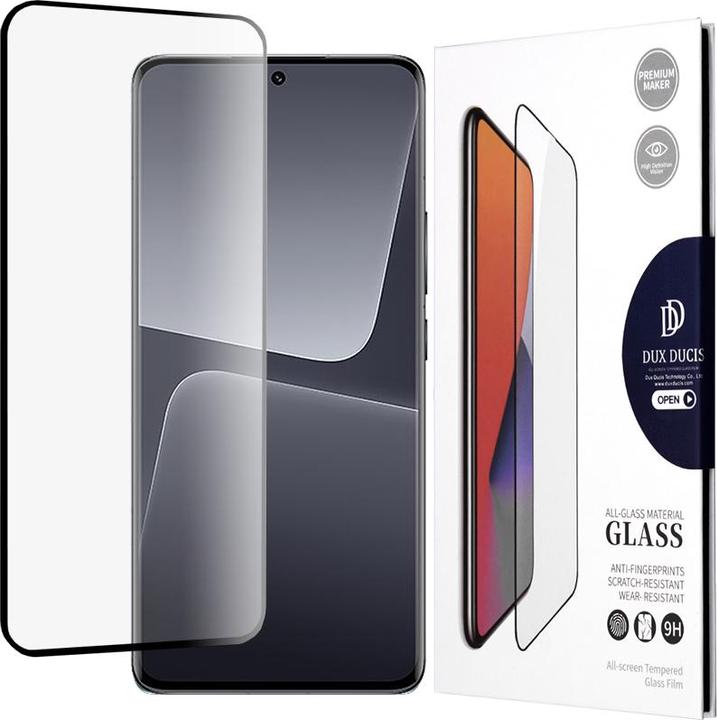 Image du produit Dux Ducis Verre trempé incurvé plein écran tempéré pour Xiaomi 13 Pro avec cadre noir (1 pcs, Xiaomi 13 Pro)