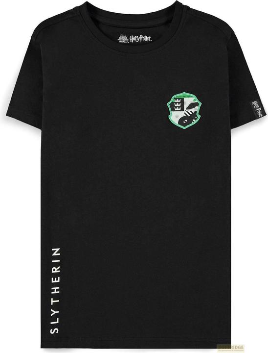 Produktbild Harry Potter: Wizards Unite Slytherin Emblem Boys Short Sleeved Tshirt (122, 128)