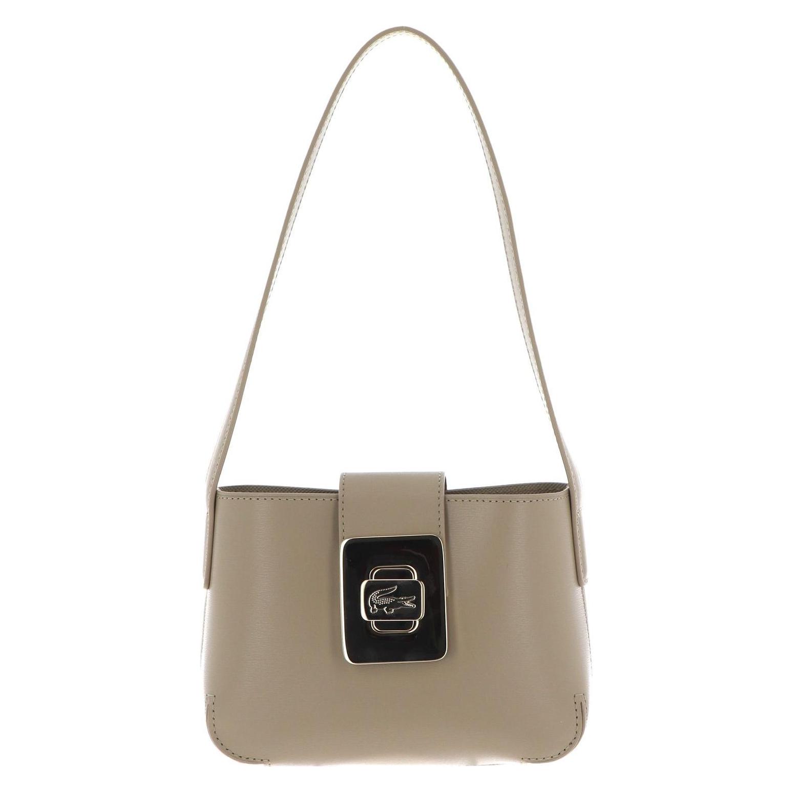 Lacoste, Damen, Handtasche, Amelia Shoulder Bag, Beige