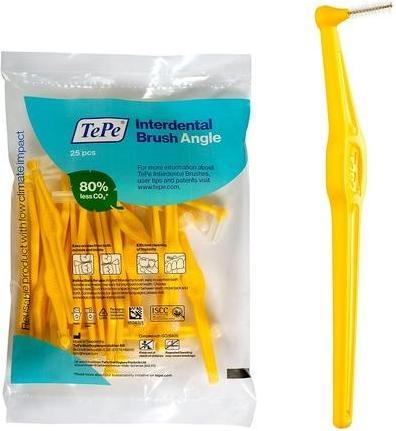 Image du produit TePe Brosse interdentaire Angle MULTIPACK jaune (25 x, 4 mm)