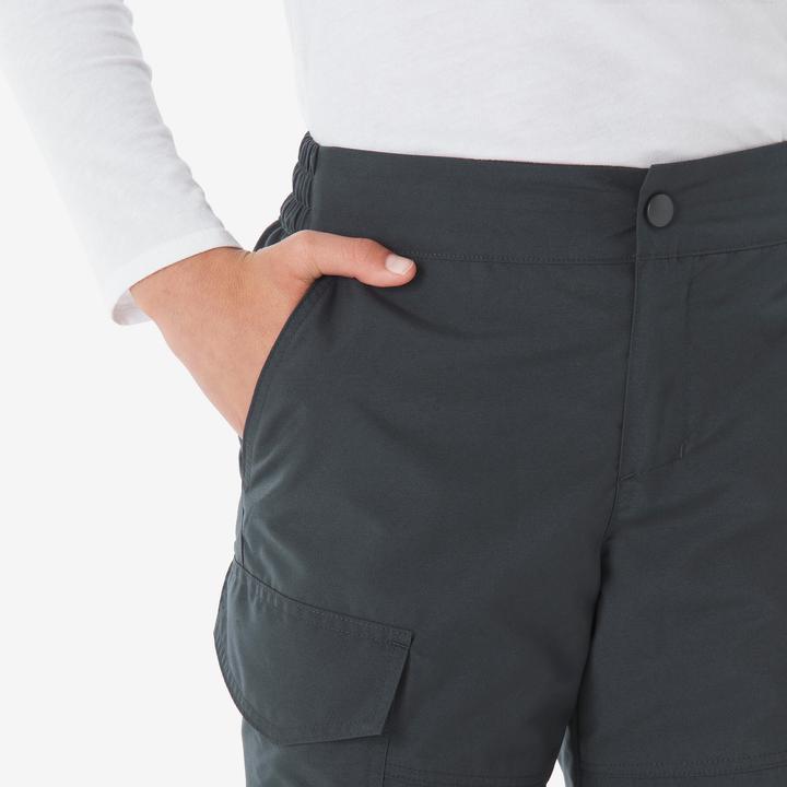Produktbild Quechua Hose Kinder Gr. 122–170 warm - NH100 grau (140)