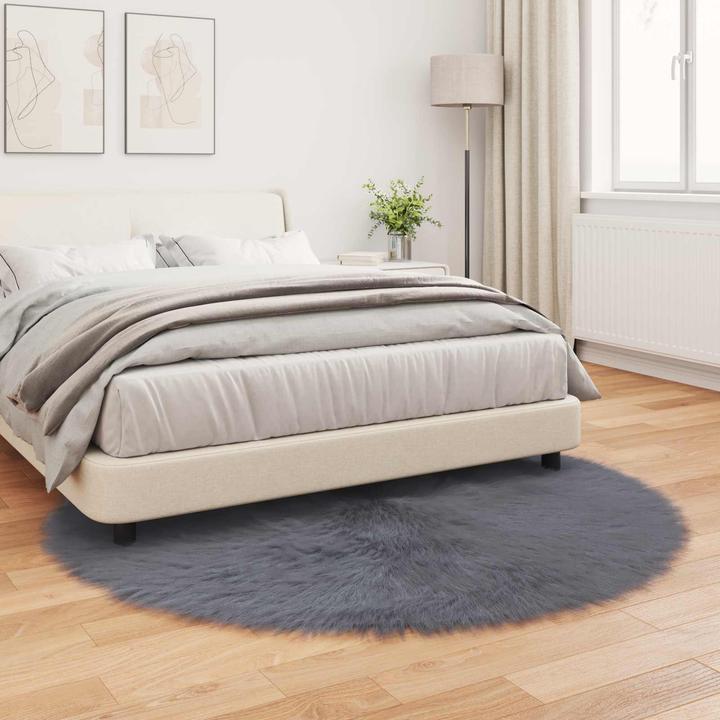 Produktbild vidaXL Kunstschaffell Teppich (200 cm)