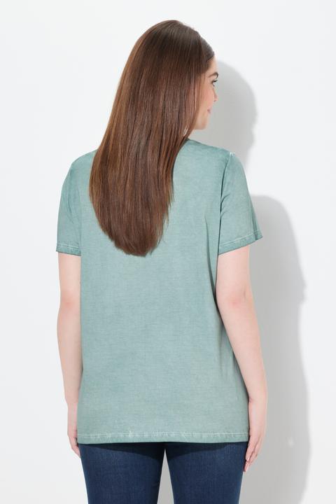 Produktbild Ulla Popken T-Shirt, Trachtenstil, Classic, Rundhals, Halbarm (46, 48)