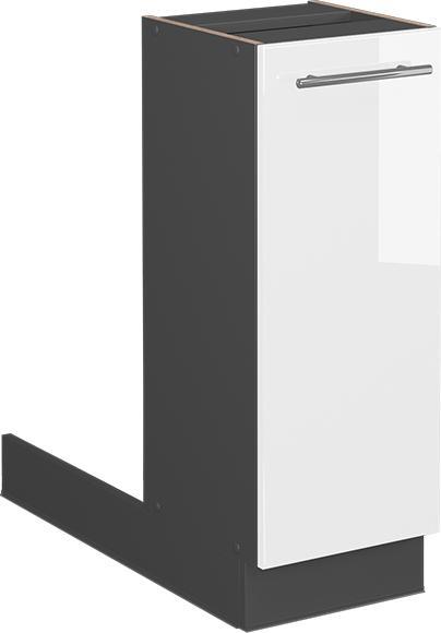 Charcoal, White, White High Gloss