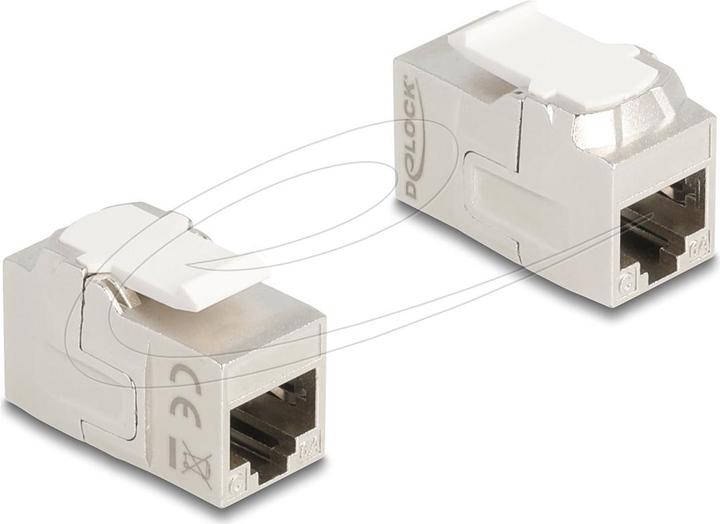 Produktbild Delock Keystone Modul Kupplung RJ45 Buchse zu RJ45 Buchse Ca (Keystone Modul)