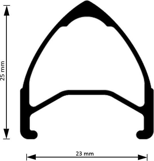 Actual product image H Plus Son Rim 28 inch - Archetype - machined - grey