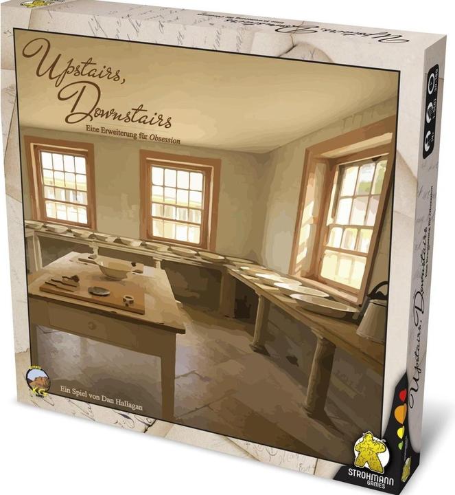 Produktbild Strohmann Games Obsession: Upstairs, Downstairs Erweiterung, Brettspiel, für 1-4 Spieler, ab 14 (Deutsch, 1 - 5 Spieler)