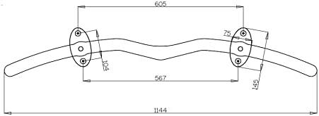 Actual product image Kraxl-Board Snake Klimmzugstange