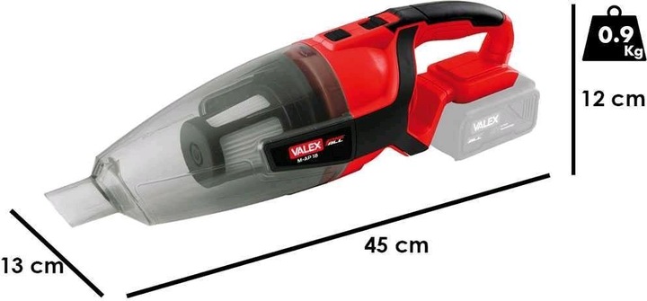 Actual product image Valex MAP 18 Portable hoover Without battery and charger