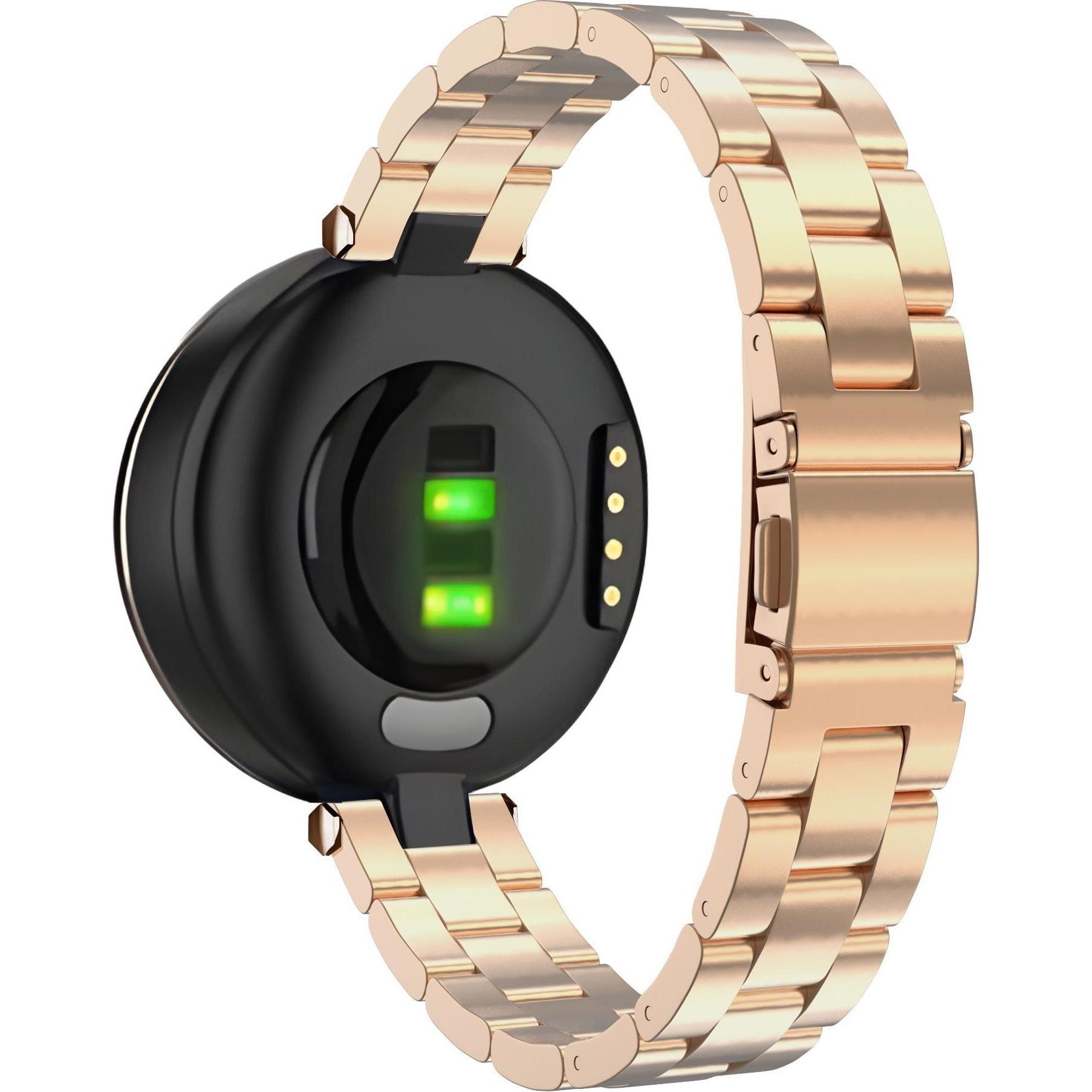 Thumbnail - Bandz Armband (Edelstahl, Lily), Uhrenarmband, Gold, Rosa