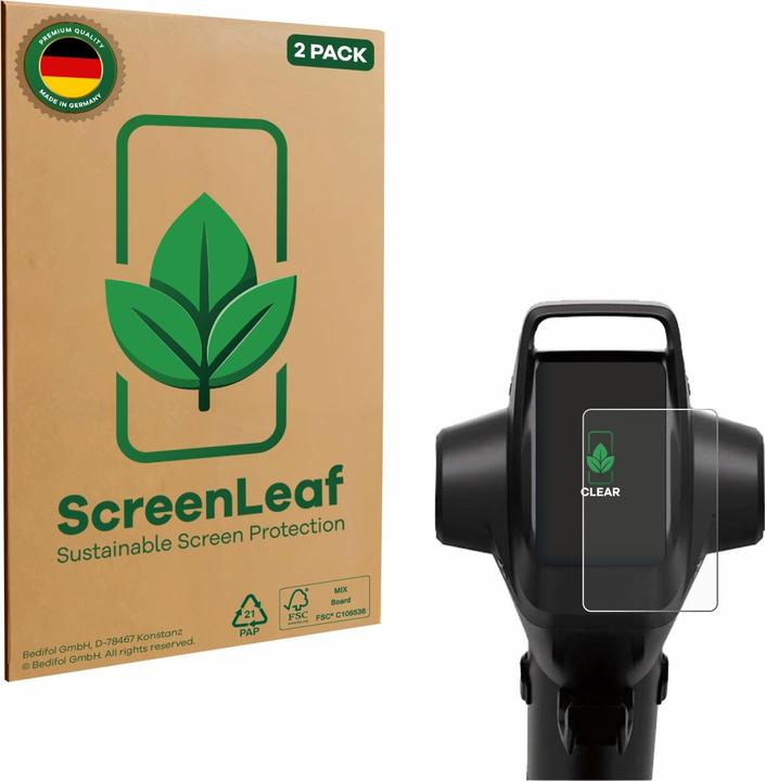 ScreenLeaf Screen Protector sustainable Screen Protection, clear, anti-scratch
