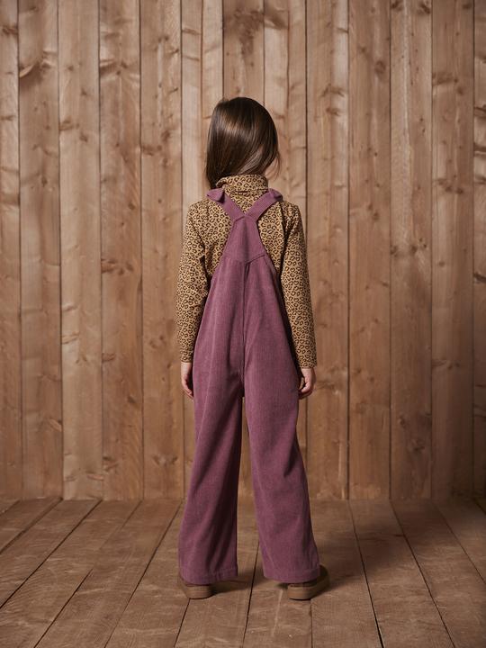 Produktbild Vertbaudet Mädchen Samt-Latzhose mit weitem Bein (122)