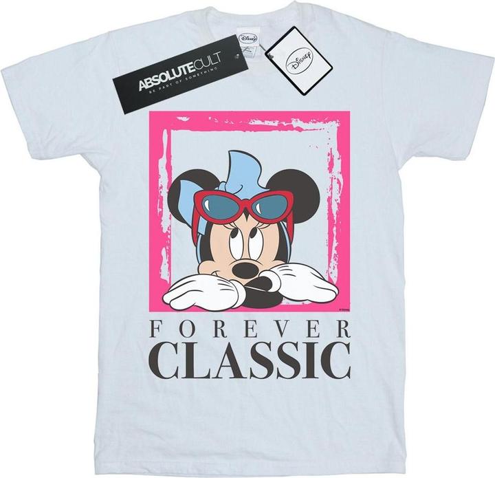 Actual product image Disney Womens/Ladies Minnie Mouse Forever Classic Cotton Boyfriend T-Shirt (XXL)