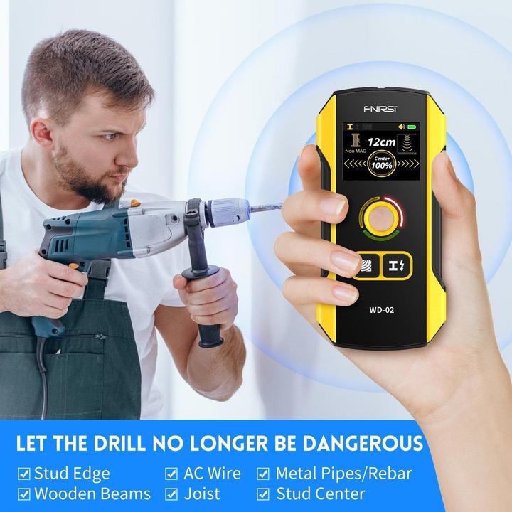 Actual product image Fnirsi WD-02 wire detector