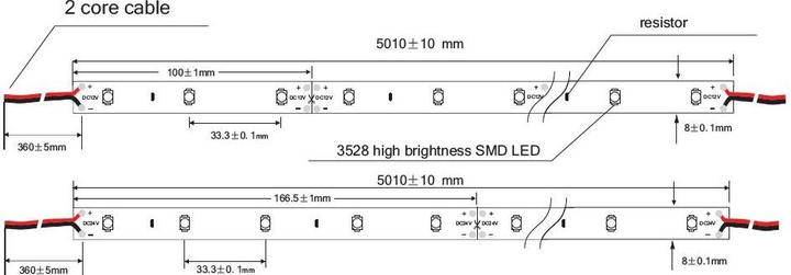 Produktbild Synergy 21 LED Flex Strip neutralweiss DC12V 12W IP20 (Neutralweiss, 500 cm, Indoor)