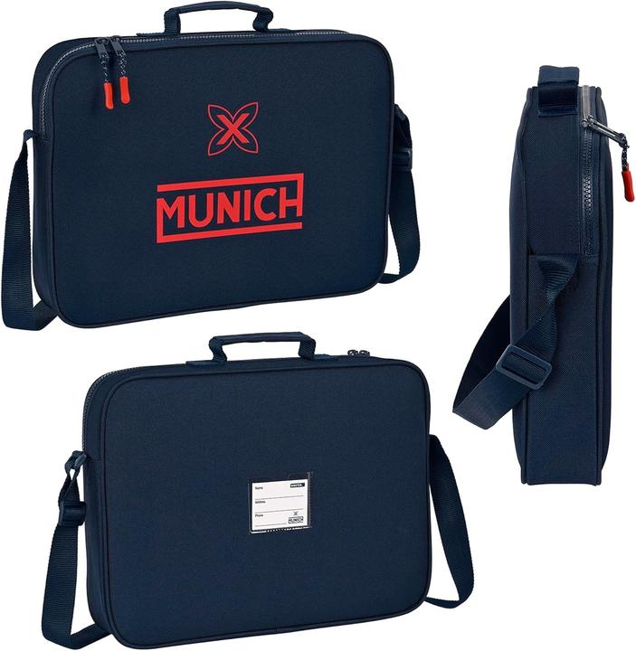 Actual product image Safta Munich Flash Sport Bag, Adjustable Shoulder Strap, Removable Bottom, Trolley-Compatible Backpack