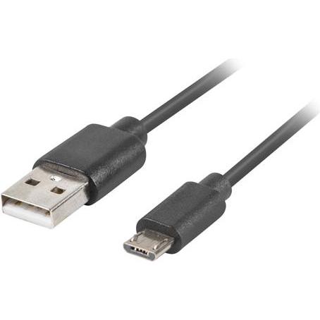 Lanberg CA-USBM-20CU-0010-BK (1 m, USB 2.0), USB Kabel
